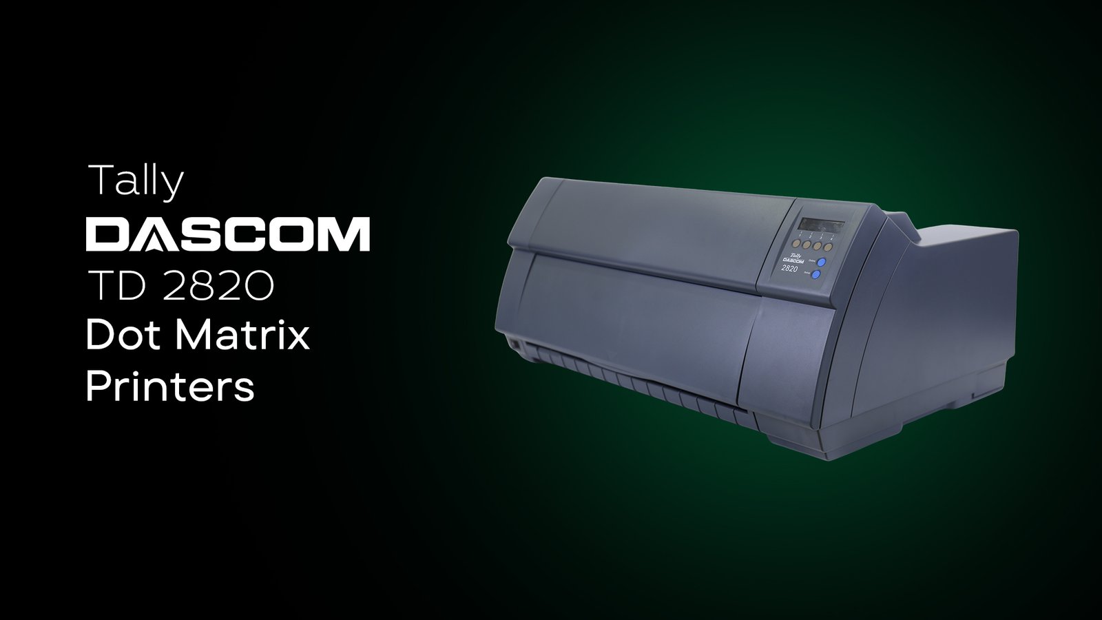 Dascom 2820 DotMatrix Printer banner buyewislk
